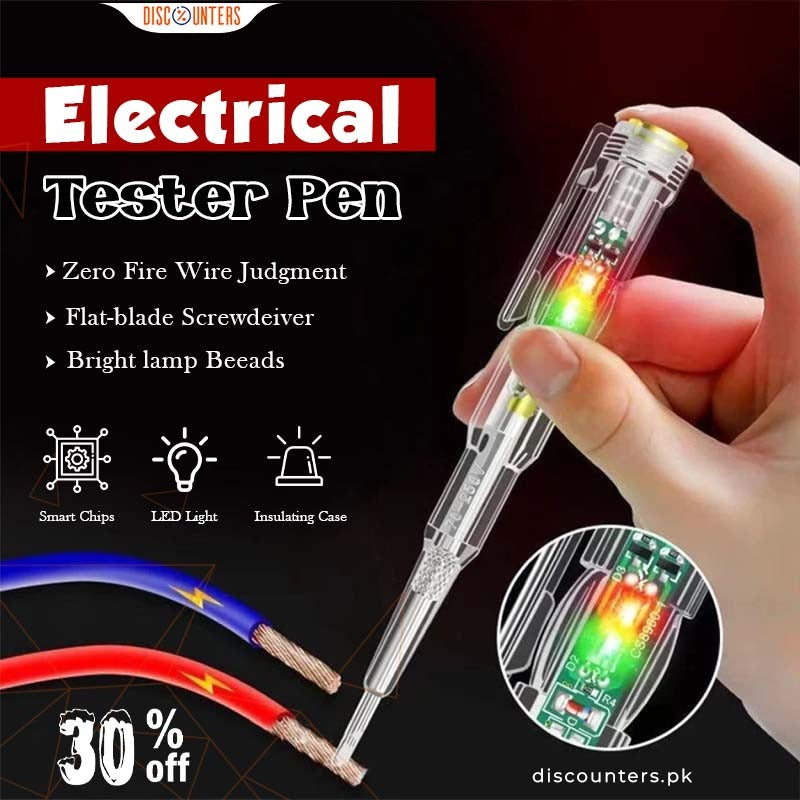 Dual Circuit Voltage & Current Tester Pen – Electrical Testing Tool