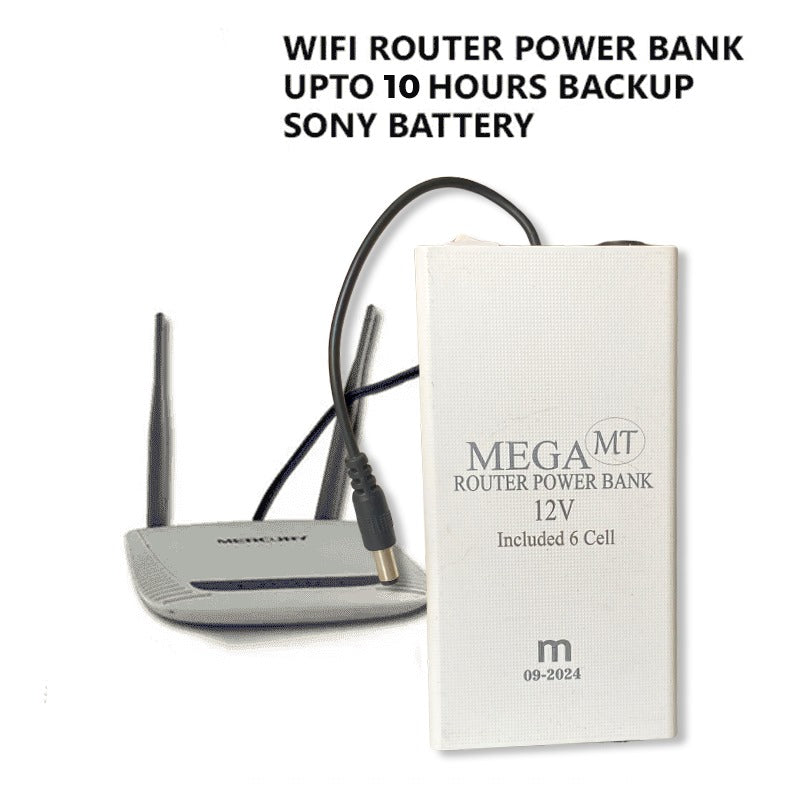 12W Mini UPS Power Bank for WiFi Router – Backup Power Supply
