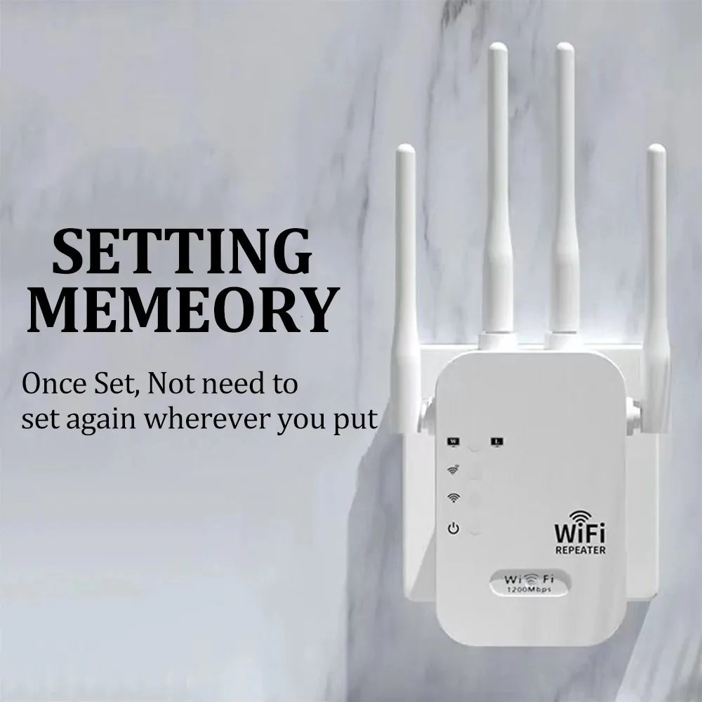 WiFi Signal Extender – Wireless Range Booster for Home & Office