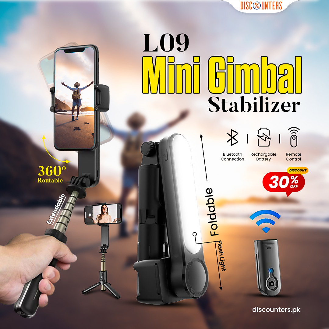 L09 Mini Gimbal Stabilizer – Handheld Smartphone Stabilizer