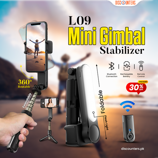 L09 Mini Gimbal Stabilizer – Handheld Smartphone Stabilizer