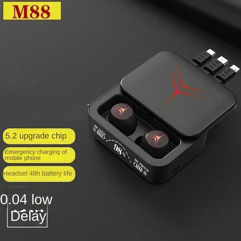 M88 Plus Wireless Gaming Earbuds – Bluetooth Earphones for Gaming
