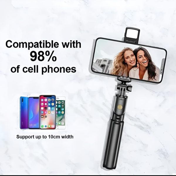 Tripod Selfie Stick – Adjustable Mobile Phone Holder
