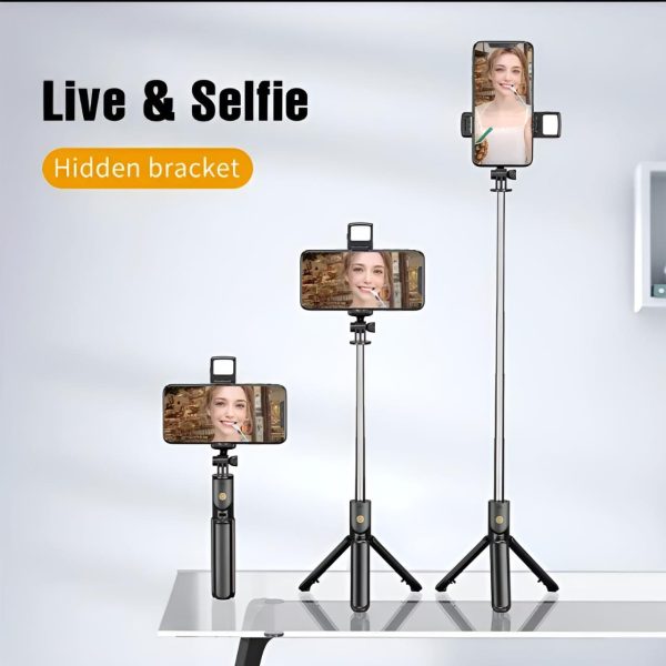 Tripod Selfie Stick – Adjustable Mobile Phone Holder